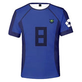 BLUE LOCK Meguru Bachira Cosplay T-shirt  3D Printed Casual Short Sleeve Shirt